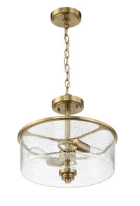 Craftmade - 50552-SB - Two Light Convertible Semi Flush - Bolden - Satin Brass