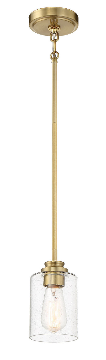 Craftmade - 50591-SB - One Light Mini Pendant - Bolden - Satin Brass