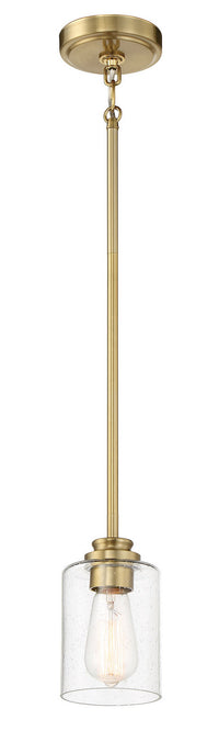 Craftmade - 50591-SB - One Light Mini Pendant - Bolden - Satin Brass