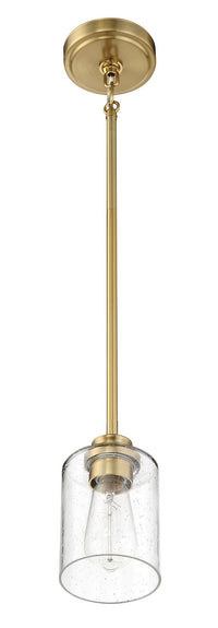 Craftmade - 50591-SB - One Light Mini Pendant - Bolden - Satin Brass