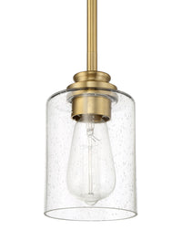 Craftmade - 50591-SB - One Light Mini Pendant - Bolden - Satin Brass