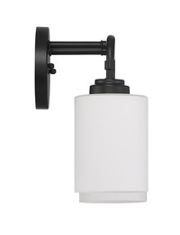 Two Light Vanity from the Stowe collection in Flat Black finish by Craftmade