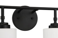 Four Light Vanity from the Stowe collection in Flat Black finish by Craftmade