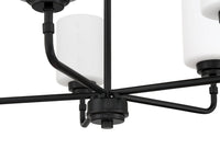 Five Light Chandelier from the Stowe collection in Flat Black finish by Craftmade