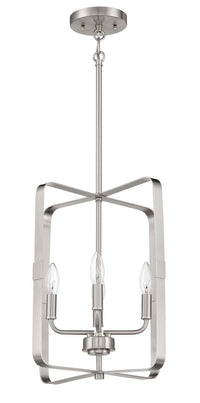 Craftmade - 56034-BNK - Four Light Foyer Pendant - Stowe - Brushed Polished Nickel
