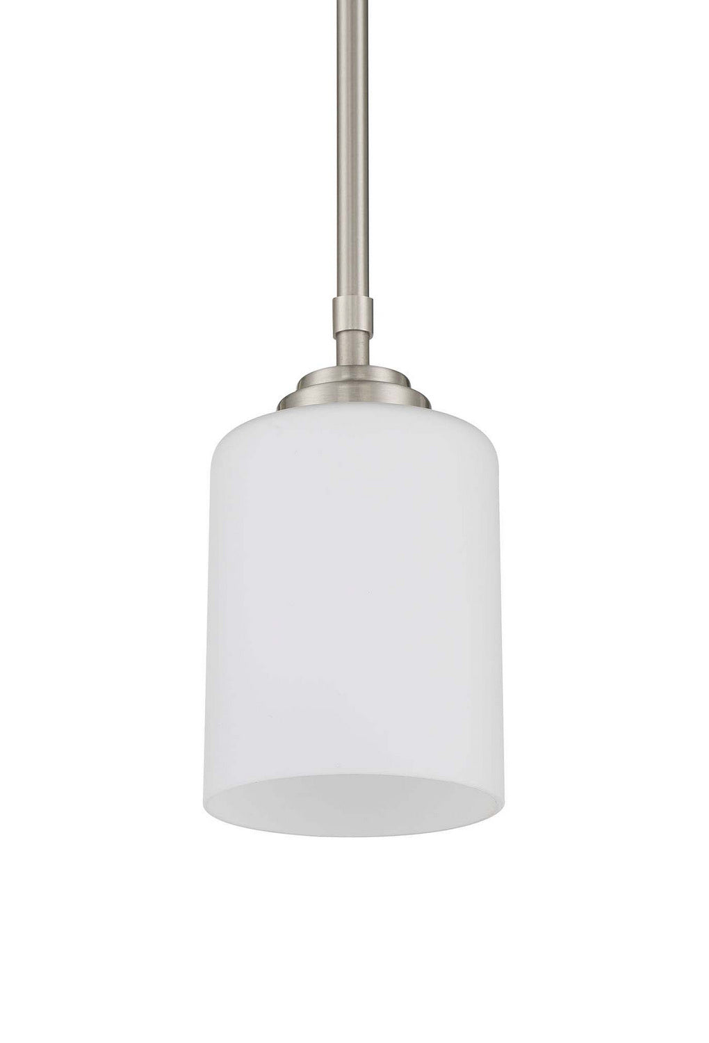 One Light Mini Pendant from the Stowe collection in Brushed Polished Nickel finish by Craftmade