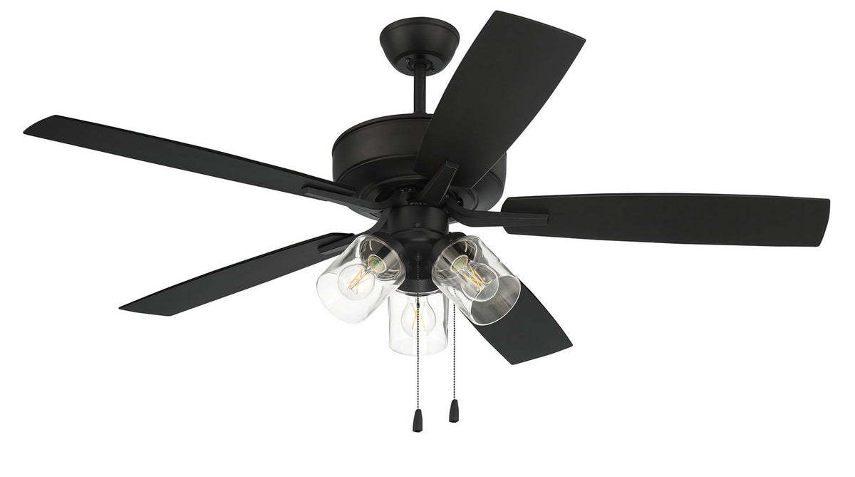 Craftmade - OP104FB5 - 52" Outdoor Ceiling Fan - Outdoor Pro Plus 104 - Flat Black