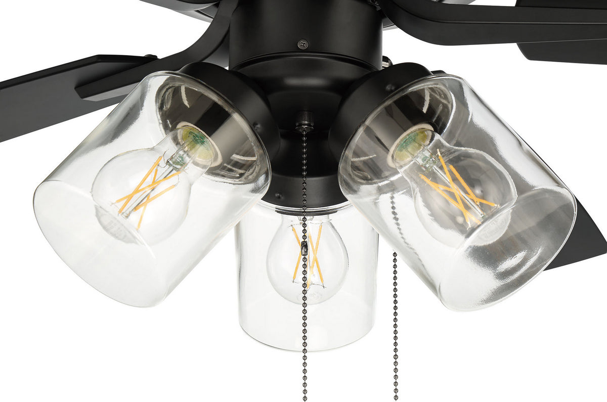 Craftmade - OP104FB5 - 52" Outdoor Ceiling Fan - Outdoor Pro Plus 104 - Flat Black