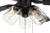 Craftmade - OP104FB5 - 52" Outdoor Ceiling Fan - Outdoor Pro Plus 104 - Flat Black