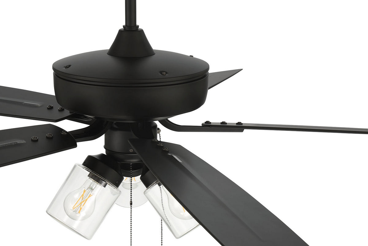 Craftmade - OP104FB5 - 52" Outdoor Ceiling Fan - Outdoor Pro Plus 104 - Flat Black