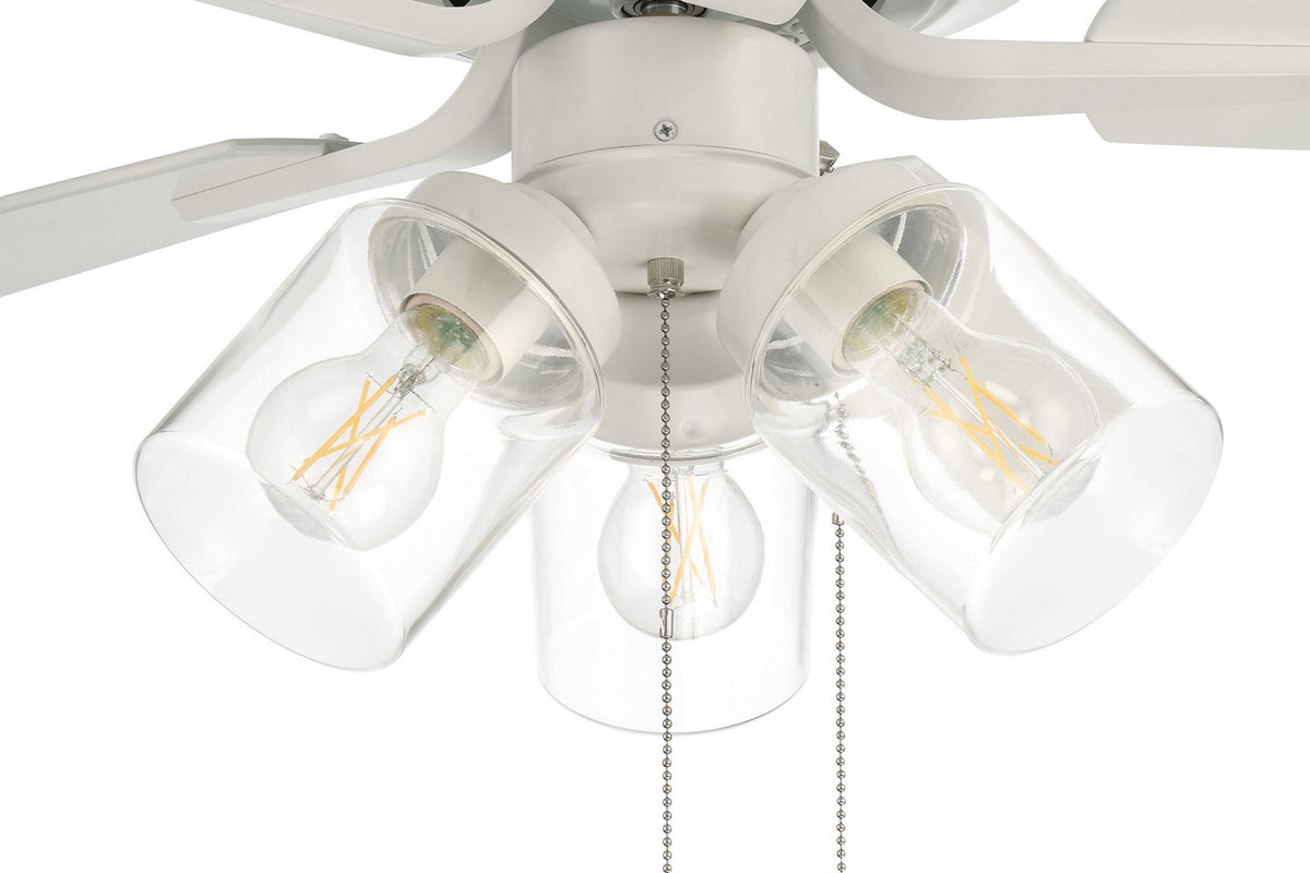 Craftmade - OP104W5 - 52" Outdoor Ceiling Fan - Outdoor Pro Plus 104 - White