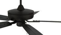 Craftmade - OP52FB5 - 52"Outdoor Ceiling Fan - Outdoor Pro Plus 52 - Flat Black