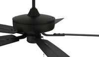 Craftmade - OP52FB5 - 52" Outdoor Ceiling Fan - Outdoor Pro Plus 52 - Flat Black