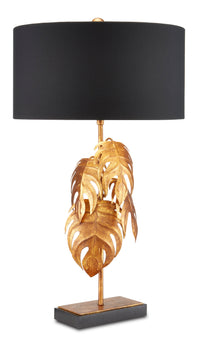 Currey and Company One Light Table Lamp from the Irvin collection in Vintage Gold finish