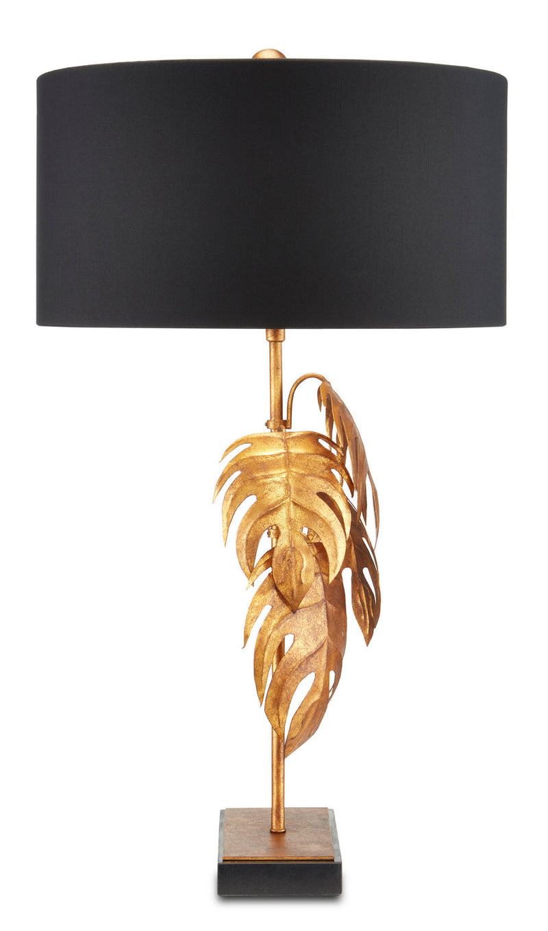 Currey and Company One Light Table Lamp from the Irvin collection in Vintage Gold finish