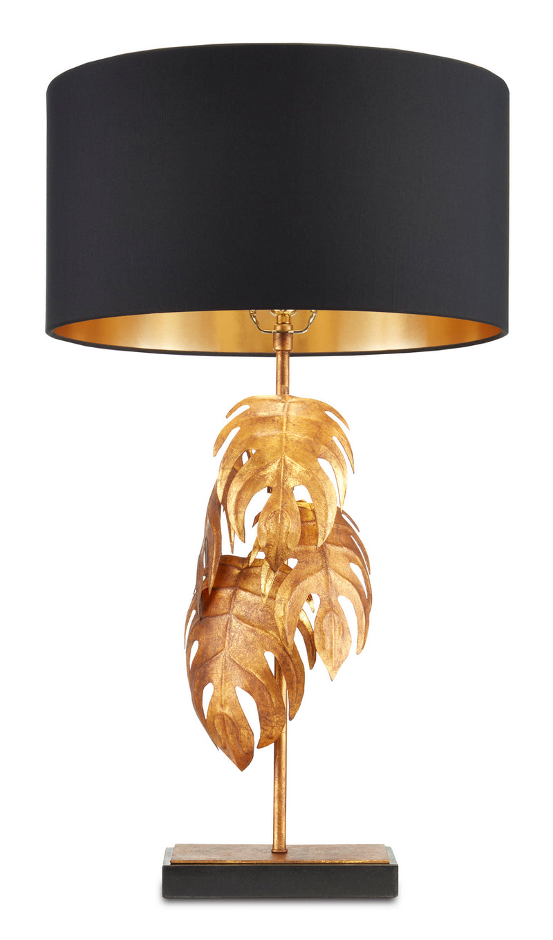 Currey and Company One Light Table Lamp from the Irvin collection in Vintage Gold finish