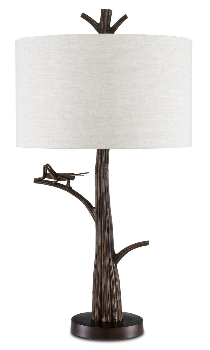 Currey and Company - 6000-0774 - One Light Table Lamp - Grasshopper Bronze Table Lamp - Bronze