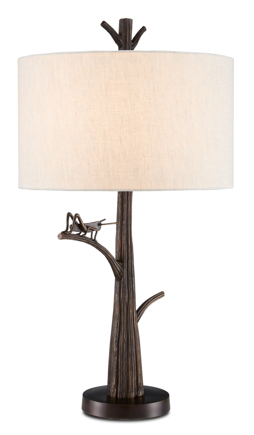 Currey and Company - 6000-0774 - One Light Table Lamp - Grasshopper Bronze Table Lamp - Bronze