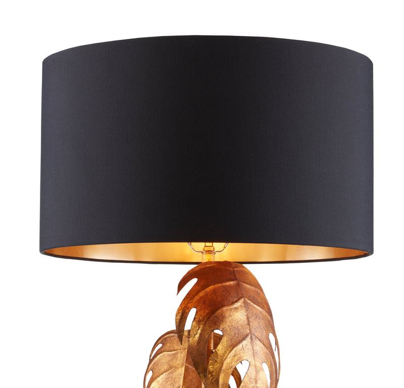 Currey and Company One Light Floor Lamp from the Irvin collection in Vintage Gold finish