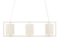 Currey and Company - 9000-0838 - Three Light Chandelier - Monreale - White