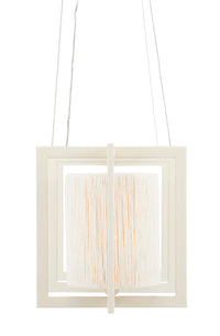 Currey and Company - 9000-0838 - Three Light Chandelier - Monreale - White