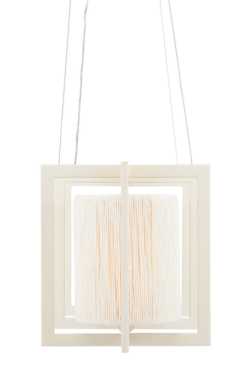 Currey and Company - 9000-0838 - Three Light Chandelier - Monreale - White