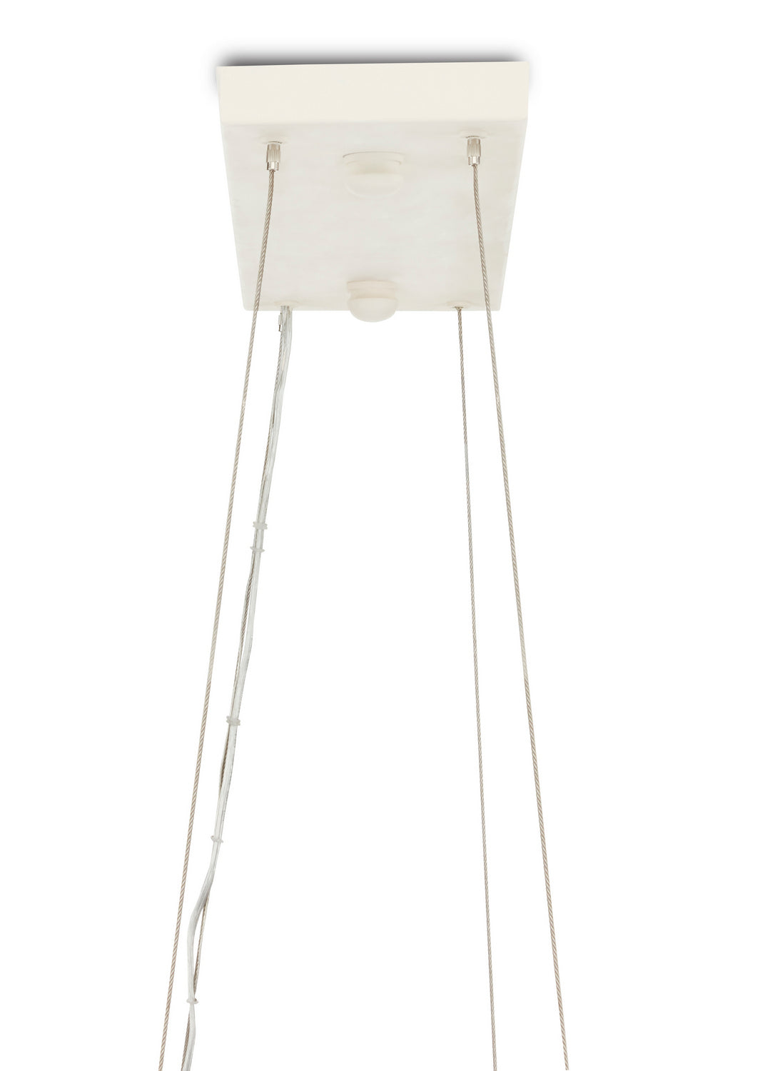 Currey and Company - 9000-0838 - Three Light Chandelier - Monreale - White
