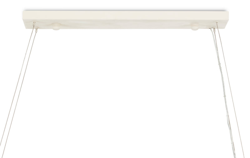 Currey and Company - 9000-0838 - Three Light Chandelier - Monreale - White