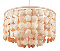 Currey and Company - 9000-0849 - Six Light Chandelier - Buko Collection - Coco Cream