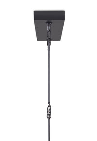 Currey and Company - 9000-0858 - Three Light Chandelier - Ditchley Collection - Black Bronze/White