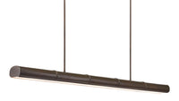 Currey and Company - 9000-0862 - Five Light Linear Chandelier - Lyon Collection - Bronze Verdigris/White