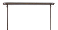 Currey and Company - 9000-0862 - Five Light Linear Chandelier - Lyon Collection - Bronze Verdigris/White
