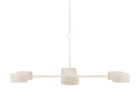 Currey and Company - 9000-0865 - Six Light Chandelier - Monreale Collection - White