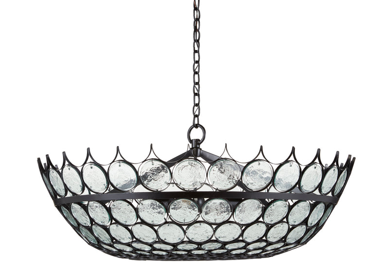 Currey and Company - 9000-0879 - Three Light Chandelier - Augustus Collection - Bronze