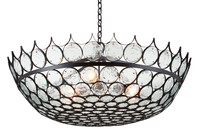Currey and Company - 9000-0879 - Three Light Chandelier - Augustus Collection - Bronze
