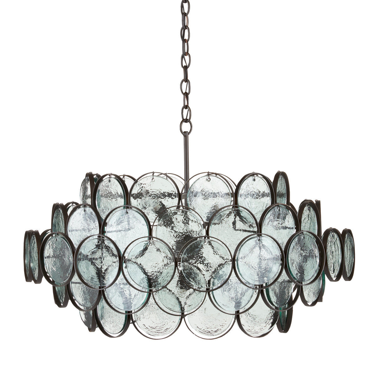 Currey and Company - 9000-0880 - Eight Light Chandelier - Galahad Collection - Bronze