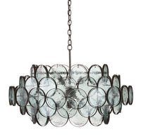 Currey and Company - 9000-0880 - Eight Light Chandelier - Galahad Collection - Bronze