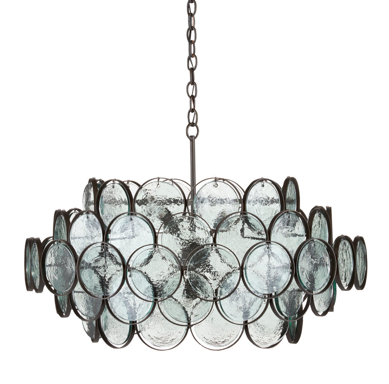 Currey and Company - 9000-0880 - Eight Light Chandelier - Galahad Collection - Bronze