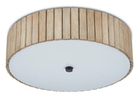 Currey and Company - 9999-0058 - One Light Semi-Flush Mount - Tetterby Collection - Taupe/Black