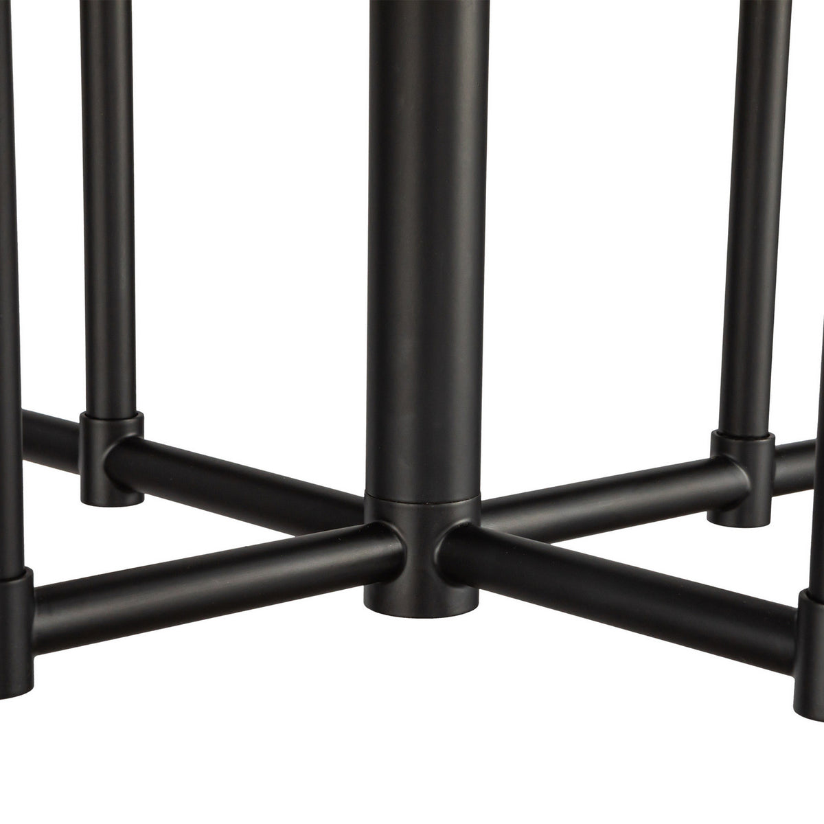 Alora - CH528830MB - Eight Light Chandelier - Plisse - Matte Black