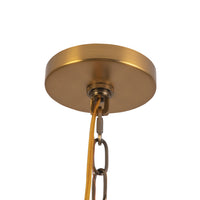 Alora - CH628423AGOP - Four Light Chandelier - Plisse - Aged Gold/Opal Matte Glass