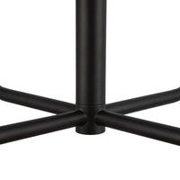 Alora - CH628423MBOP - Four Light Chandelier - Plisse - Matte Black/Opal Matte Glass