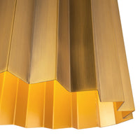 Alora - FM528514AG - Two Light Flush Mount - Plisse - Aged Gold
