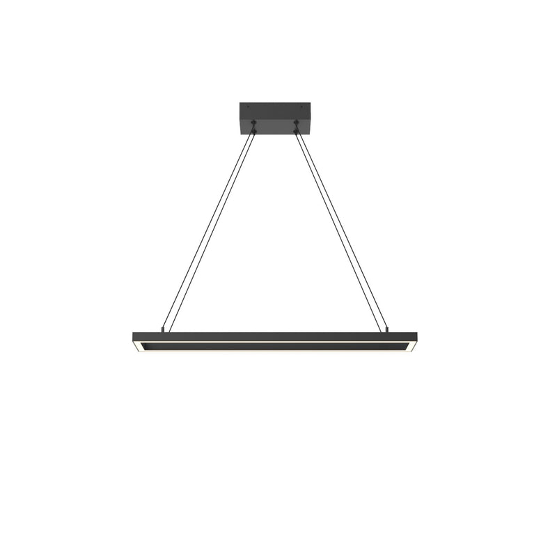 Kuzco Lighting LED Pendant from the Piazza collection in Black|Brushed Gold|White finish