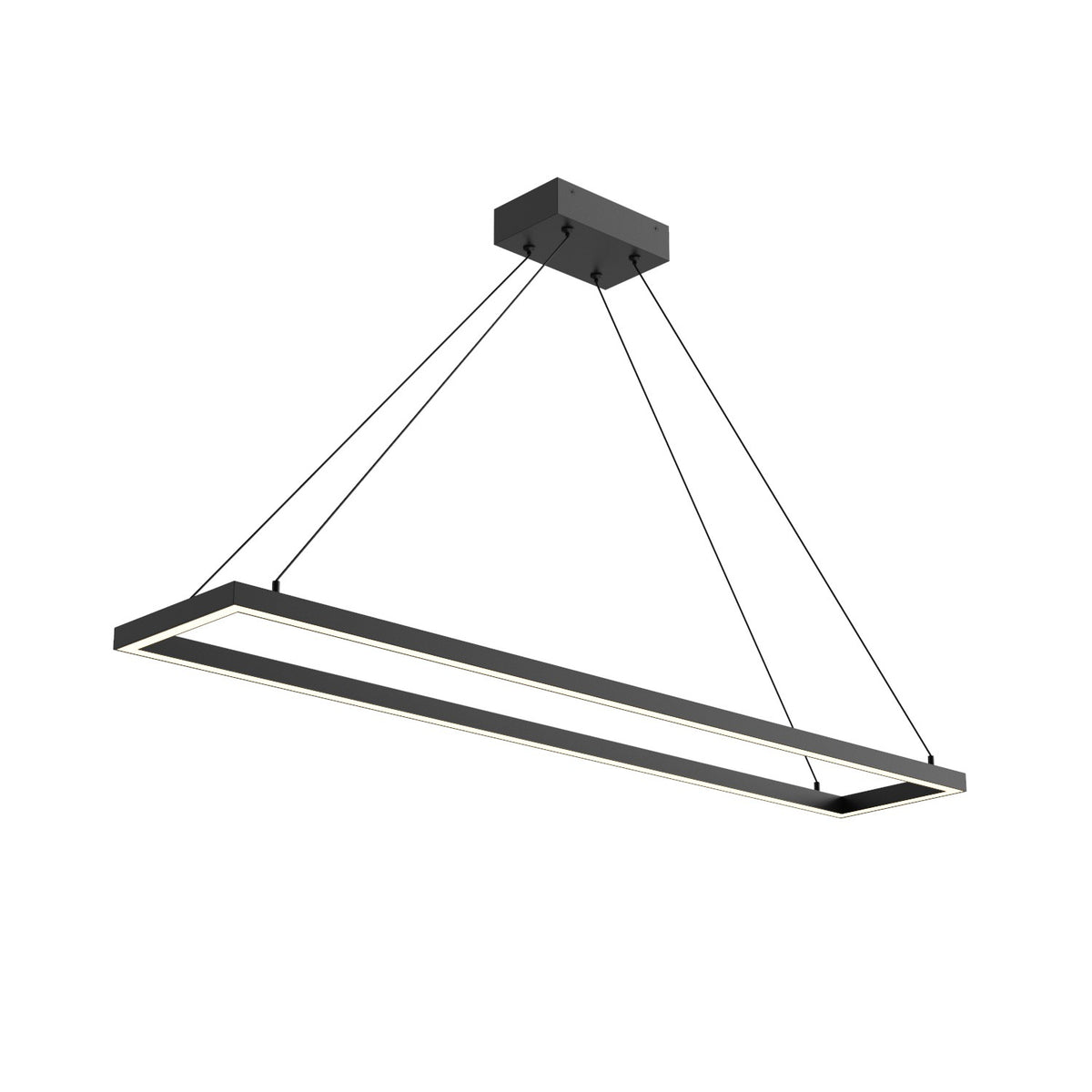 Kuzco Lighting LED Pendant from the Piazza collection in Black|Brushed Gold|White finish