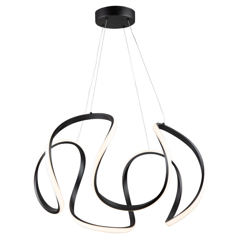 Artcraft - AC7639BK - LED Pendant - Mira - Black