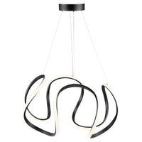 Artcraft - AC7639BK - LED Pendant - Mira - Black