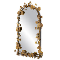 Currey and Company - 1000-0115 - Mirror - Vinna Collection - Antique Brass/Mirror