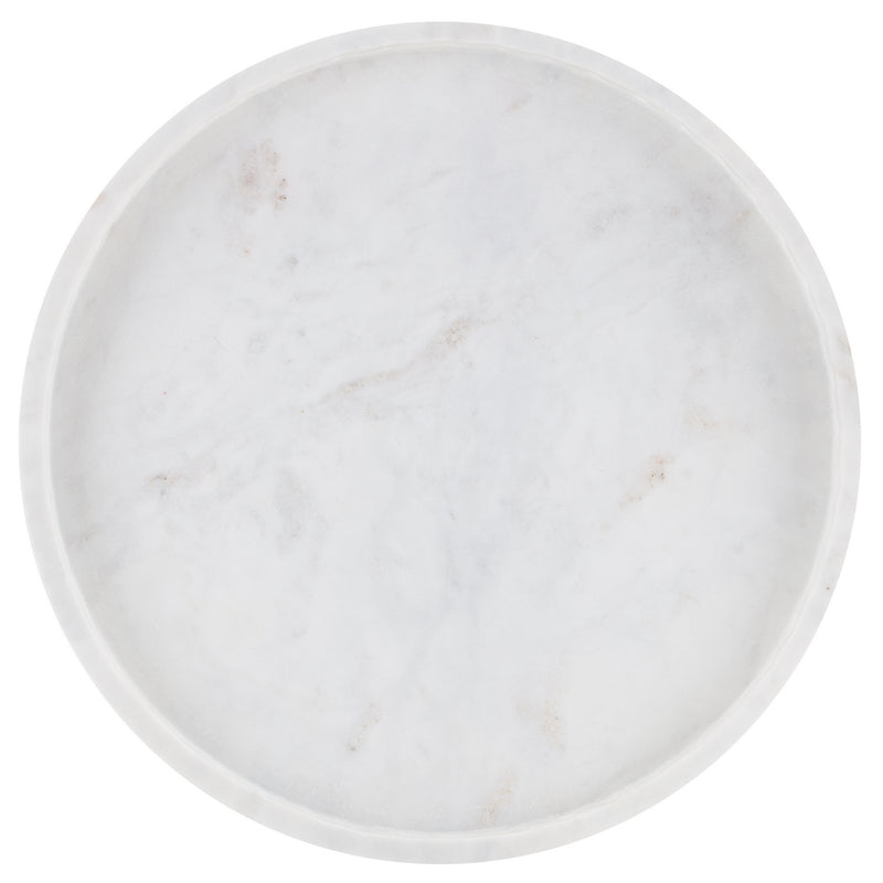 Currey and Company - 1200-0592 - Tray - Freya Collection - White