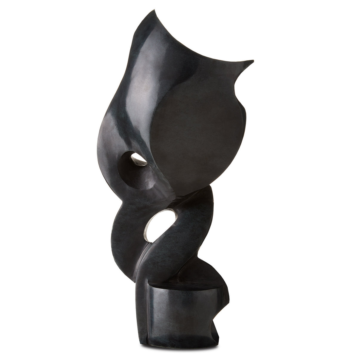 Currey and Company - 1200-0596 - Sculpture - Polished Gray